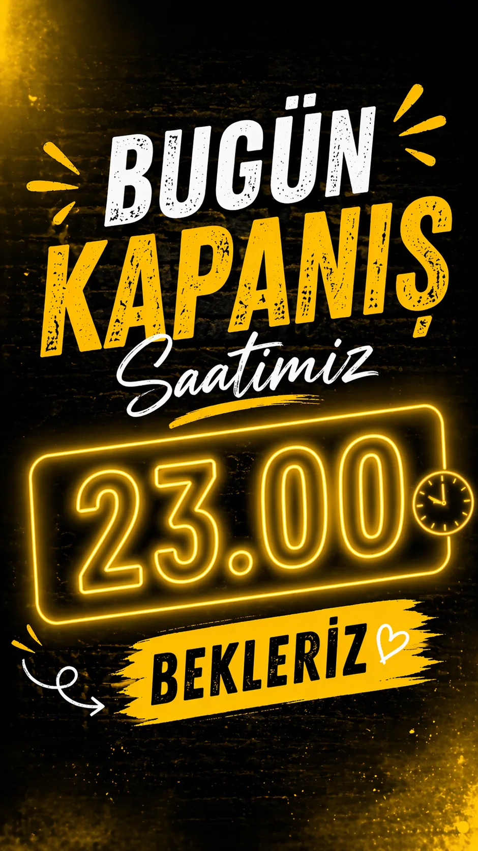 Burger Class bugün kapanış saati duyuru hikayesi