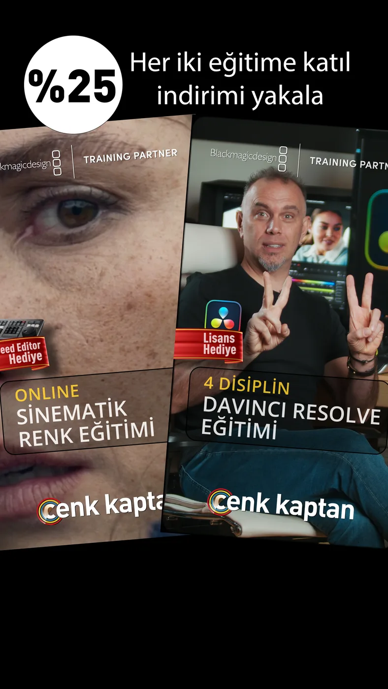 Cenk Kaptan iki eğitime birlikte katılımda %25 indirim kampanyası storysi