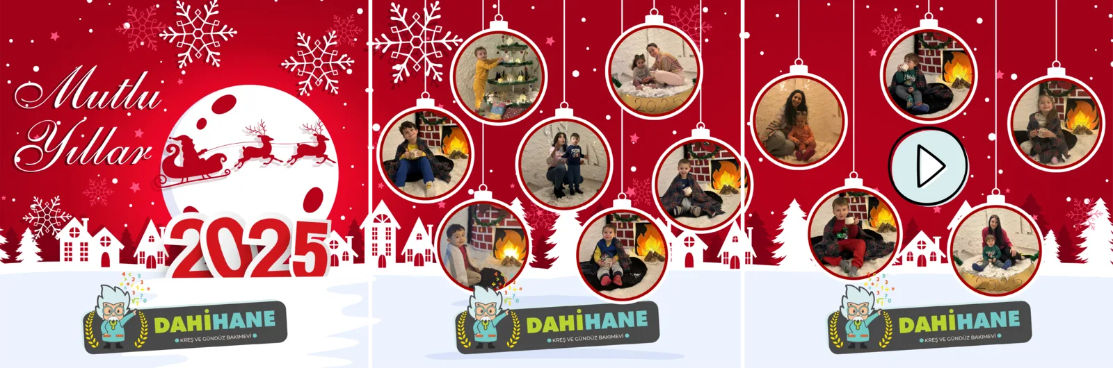 Dahihane yılbaşı kampanya banner tasarımı