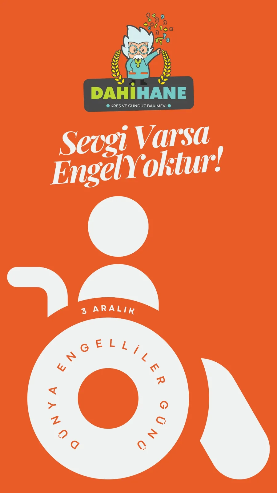 Engelliler Günü kutlama story tasarımı