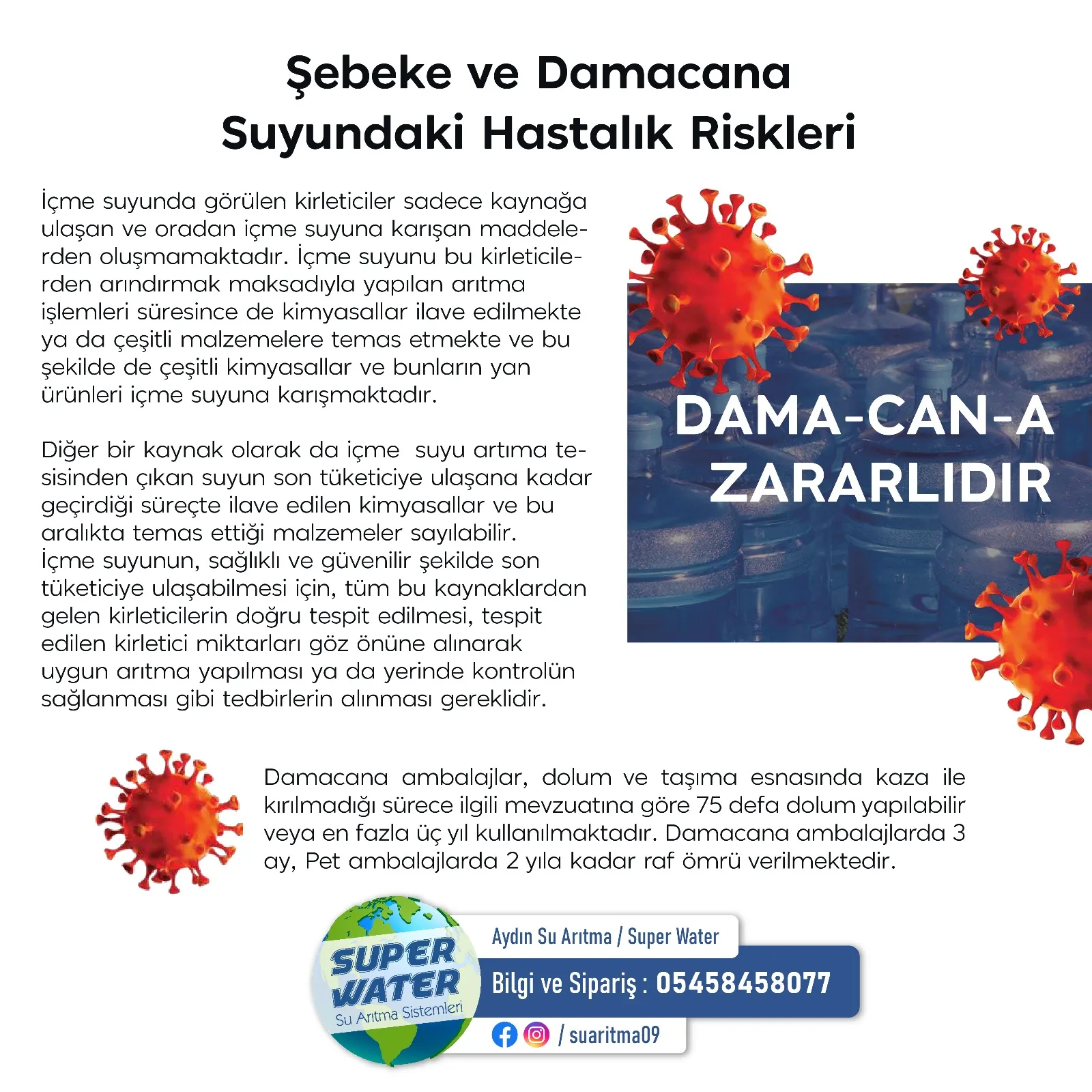 Aydın Su Arıtma ürün tanıtım kare post görseli