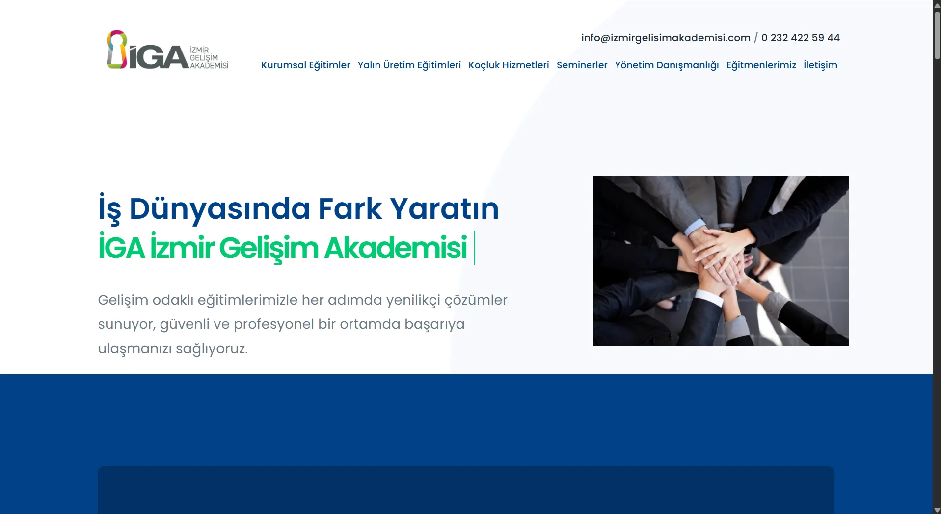 İzmir Gelişim Akademisi proje önizlemesi