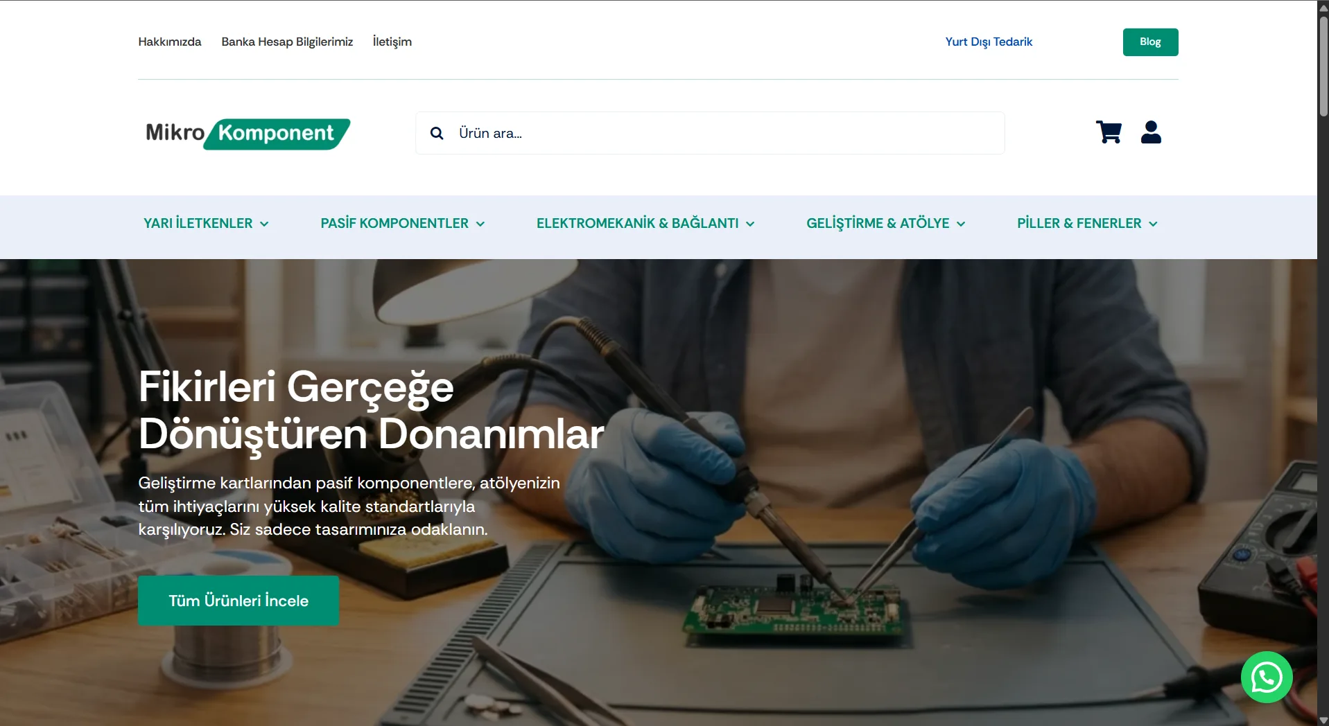 Mikro Komponent proje önizlemesi